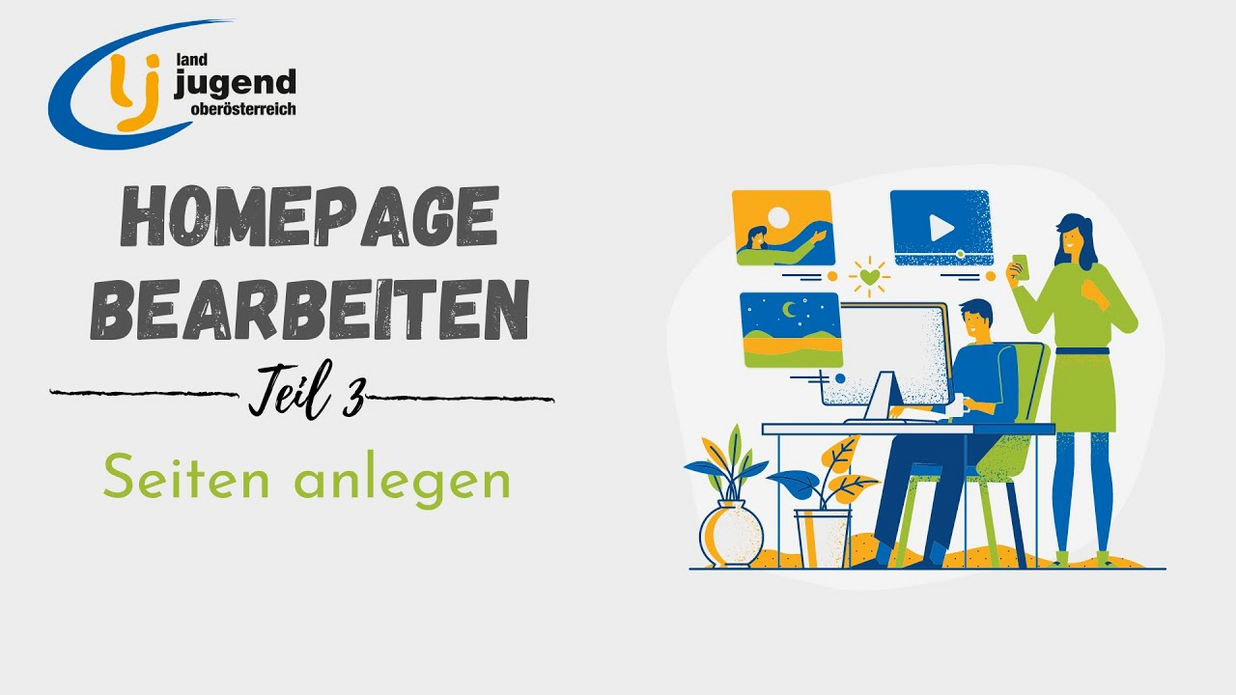 Website bearbeiten 3/10 - Seiten anlegen