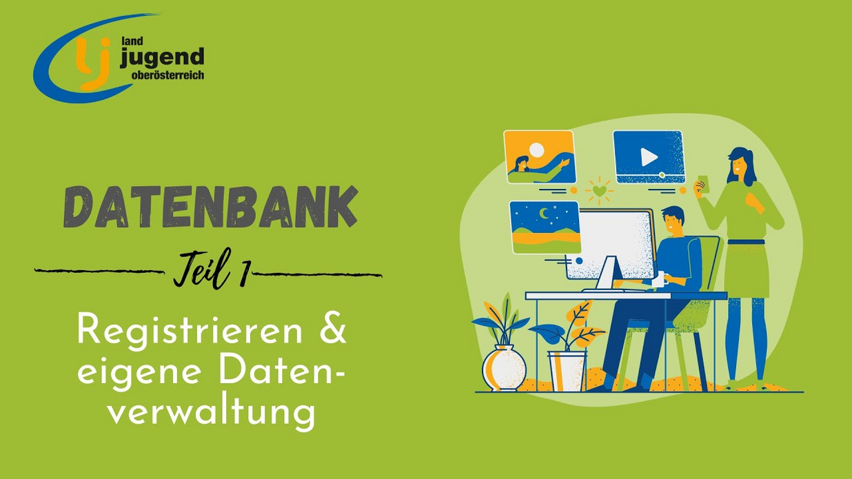 Datenbank 1/3 - Registrierung & eigene Datenverwaltung