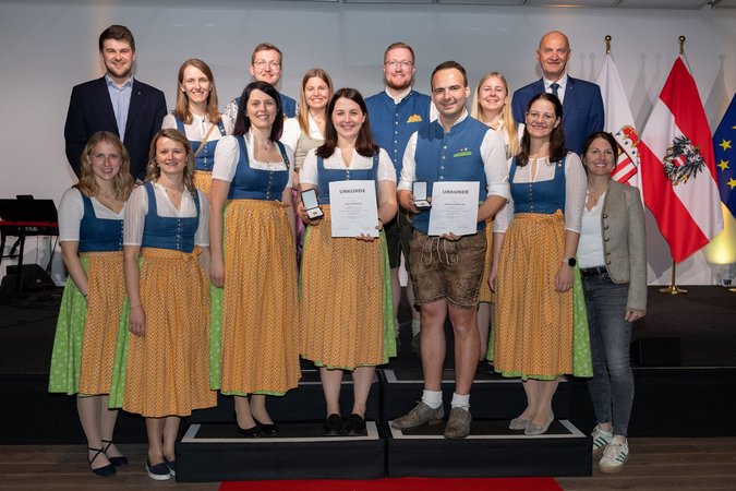 Ehrenzeichenverleihung Verdienste um OÖ. Jugend
